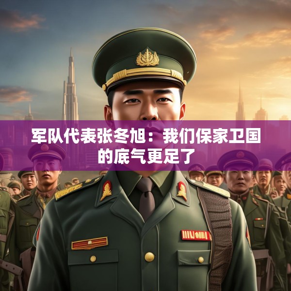 军队代表张冬旭：我们保家卫国的底气更足了