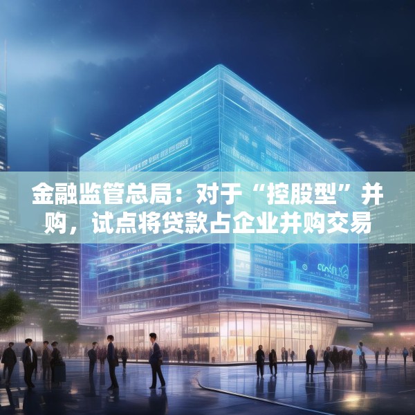 金融监管总局：对于“控股型”并购，试点将贷款占企业并购交易额“不应高于60%”放宽至“不应高于80%”