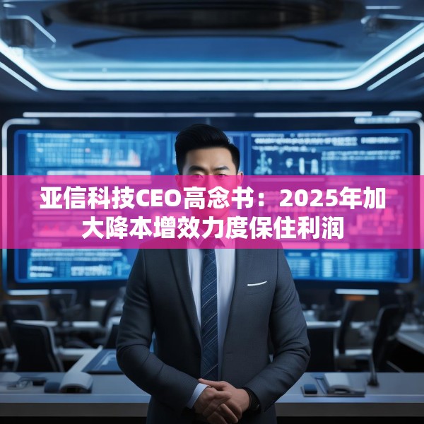 亚信科技CEO高念书：2025年加大降本增效力度保住利润