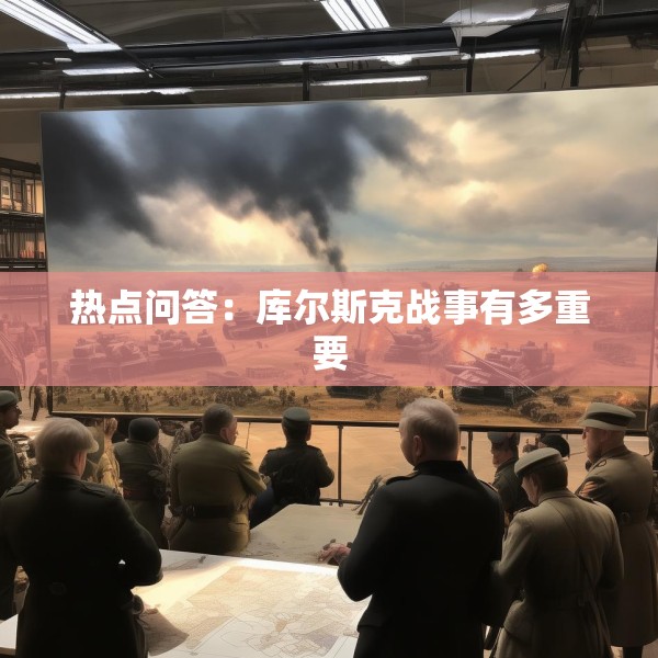 热点问答：库尔斯克战事有多重要