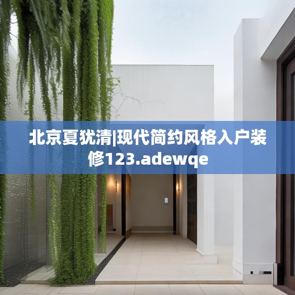 北京夏犹清|现代简约风格入户装修123.adewqe