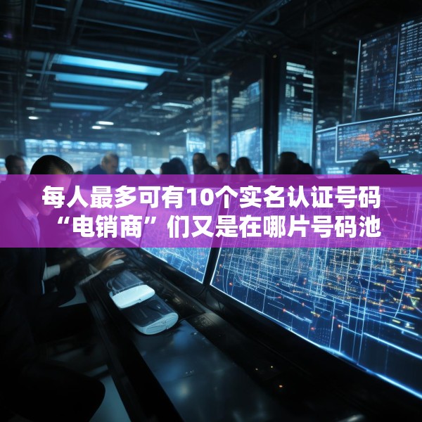 每人最多可有10个实名认证号码 “电销商”们又是在哪片号码池里“畅游”的？