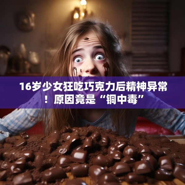 16岁少女狂吃巧克力后精神异常！原因竟是“铜中毒”