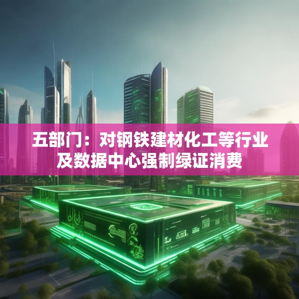 五部门：对钢铁建材化工等行业及数据中心强制绿证消费