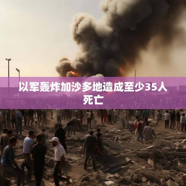 以军轰炸加沙多地造成至少35人死亡