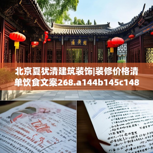 北京夏犹清建筑装饰|装修价格清单饮食文案268.a144b145c148fgy.155dewqe