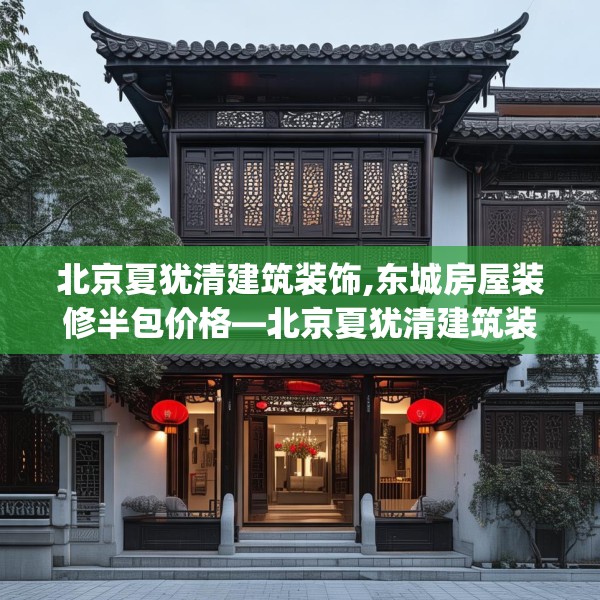 北京夏犹清建筑装饰,东城房屋装修半包价格—北京夏犹清建筑装饰127.a3b4c7fgy.14jhhj