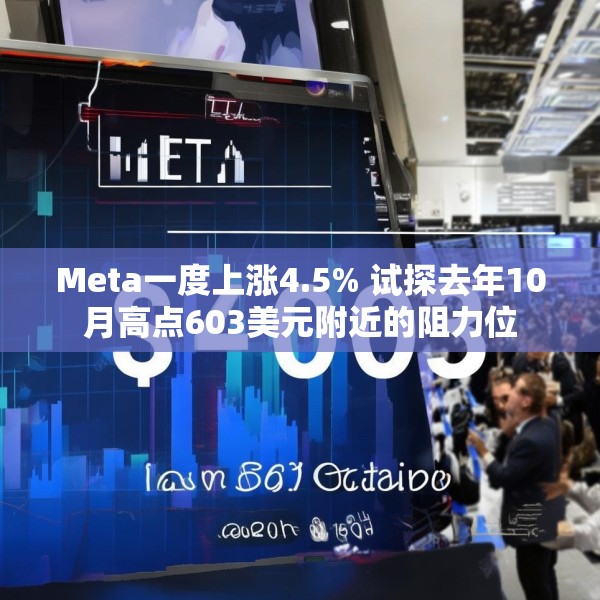 Meta一度上涨4.5% 试探去年10月高点603美元附近的阻力位