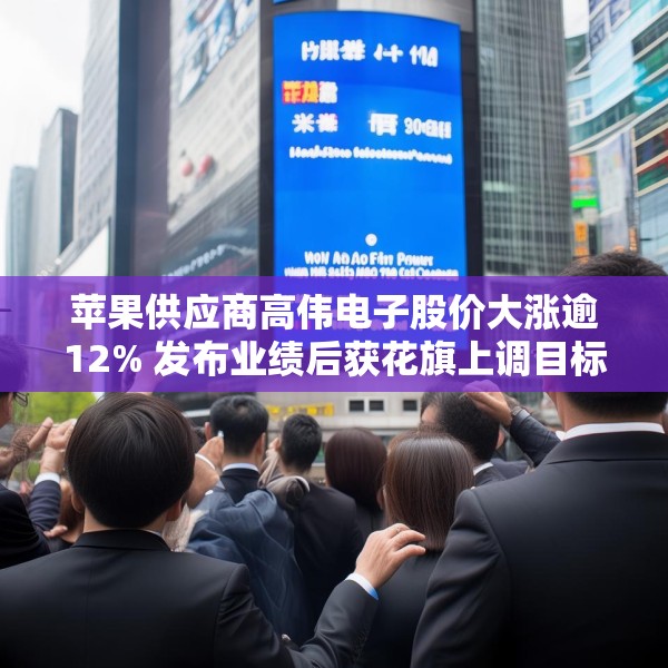 苹果供应商高伟电子股价大涨逾12% 发布业绩后获花旗上调目标价