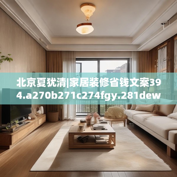 北京夏犹清|家居装修省钱文案394.a270b271c274fgy.281dewqe