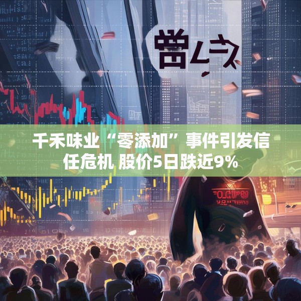 千禾味业“零添加”事件引发信任危机 股价5日跌近9%