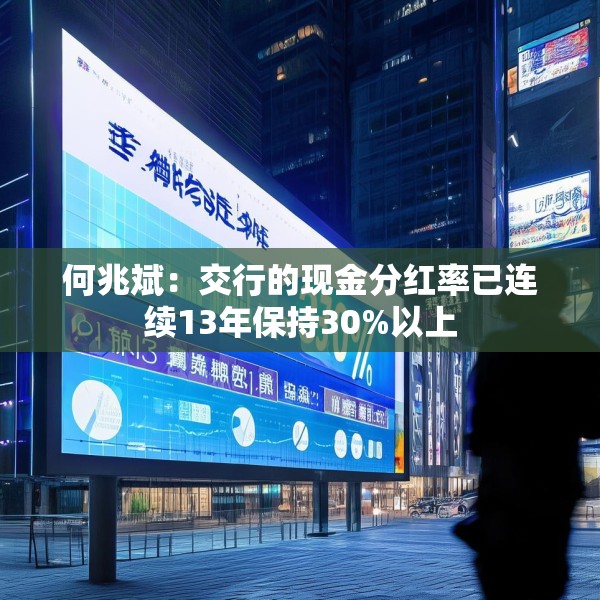 何兆斌：交行的现金分红率已连续13年保持30%以上