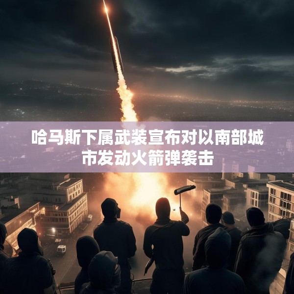 哈马斯下属武装宣布对以南部城市发动火箭弹袭击