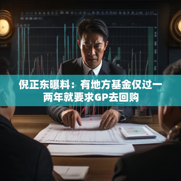 倪正东曝料：有地方基金仅过一两年就要求GP去回购