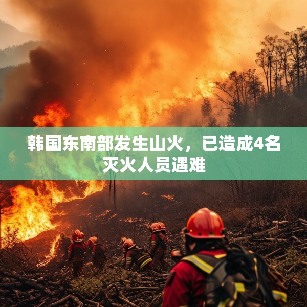 韩国东南部发生山火，已造成4名灭火人员遇难