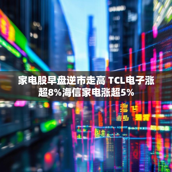 家电股早盘逆市走高 TCL电子涨超8%海信家电涨超5%