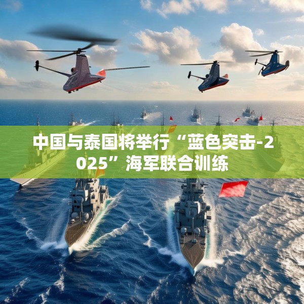中国与泰国将举行“蓝色突击-2025”海军联合训练