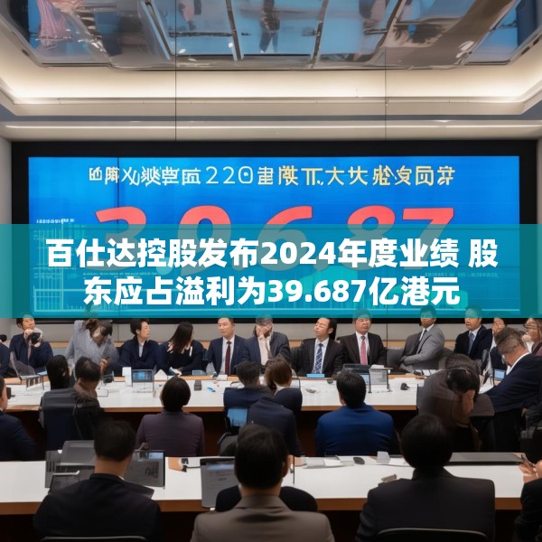 百仕达控股发布2024年度业绩 股东应占溢利为39.687亿港元