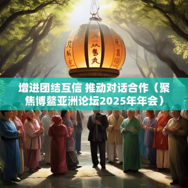 增进团结互信 推动对话合作（聚焦博鳌亚洲论坛2025年年会）