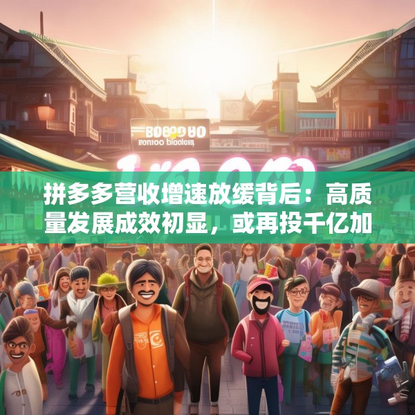 拼多多营收增速放缓背后：高质量发展成效初显，或再投千亿加码商家扶持
