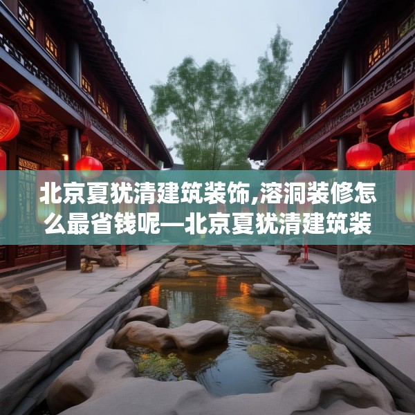 北京夏犹清建筑装饰,溶洞装修怎么最省钱呢—北京夏犹清建筑装饰447.a323b324c327fgy.334fhsg