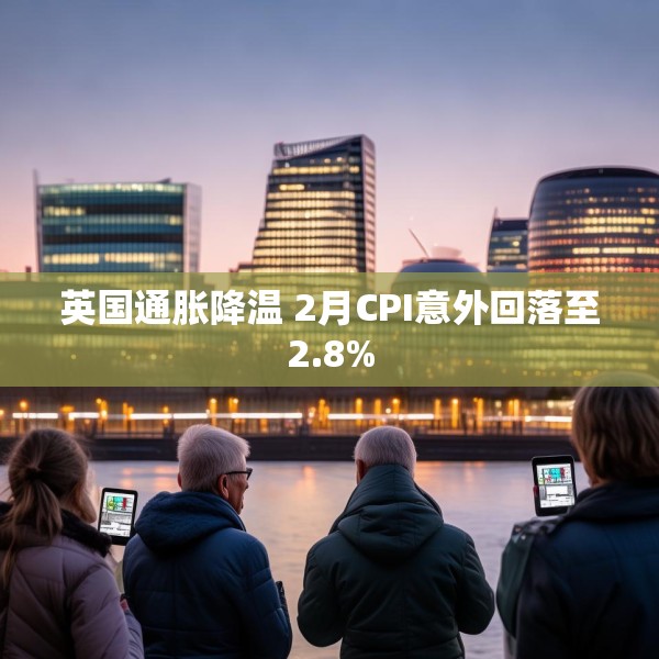 英国通胀降温 2月CPI意外回落至2.8%