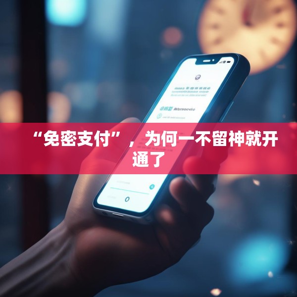 “免密支付”，为何一不留神就开通了