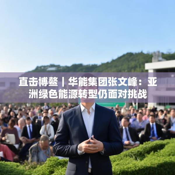直击博鳌｜华能集团张文峰：亚洲绿色能源转型仍面对挑战