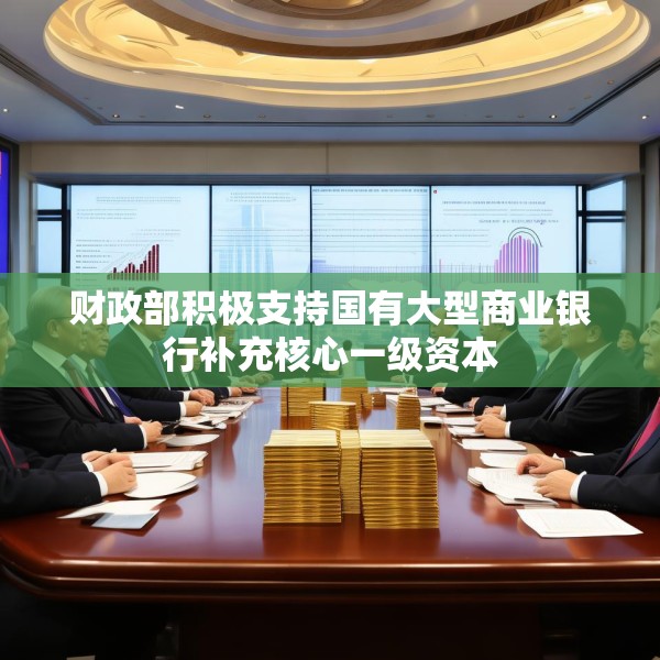 财政部积极支持国有大型商业银行补充核心一级资本