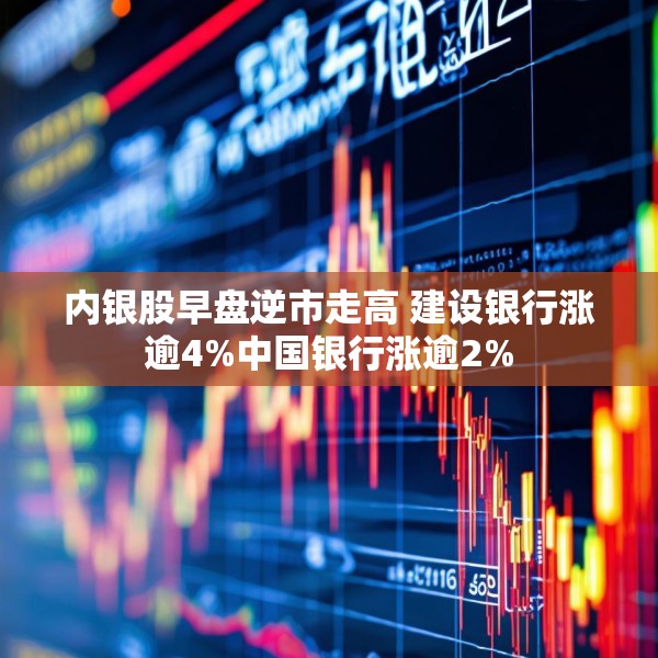 内银股早盘逆市走高 建设银行涨逾4%中国银行涨逾2%