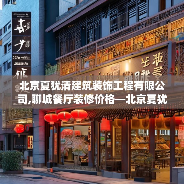 北京夏犹清建筑装饰工程有限公司,聊城餐厅装修价格—北京夏犹清建筑装饰工程有限公司411.a287b288c291fgy.298fhsg