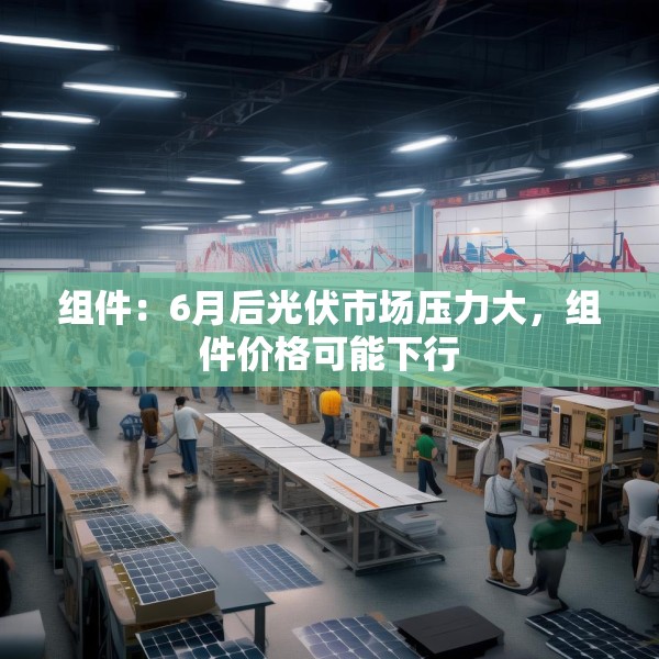 组件：6月后光伏市场压力大，组件价格可能下行