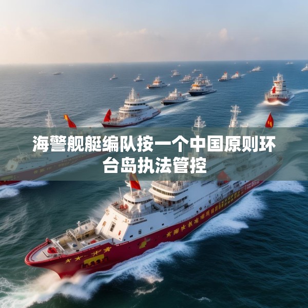 海警舰艇编队按一个中国原则环台岛执法管控