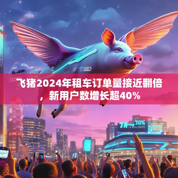 飞猪2024年租车订单量接近翻倍，新用户数增长超40%