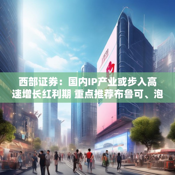 西部证券：国内IP产业或步入高速增长红利期 重点推荐布鲁可、泡泡玛特