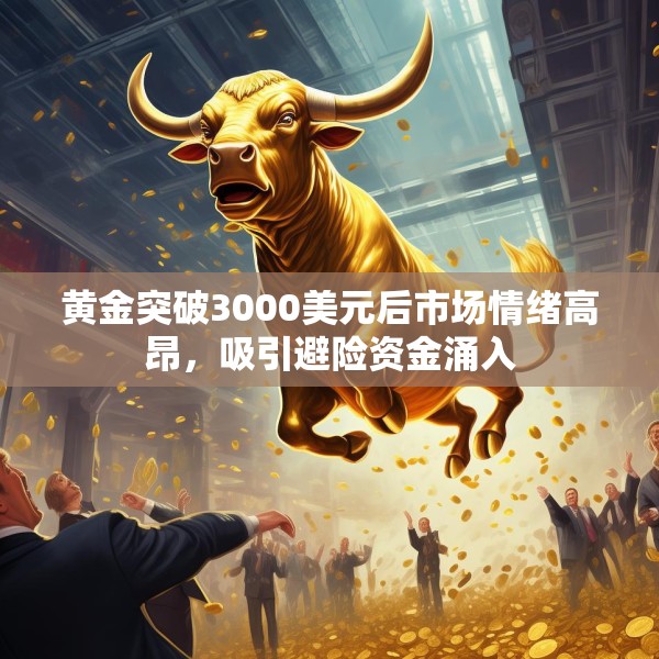 黄金突破3000美元后市场情绪高昂，吸引避险资金涌入