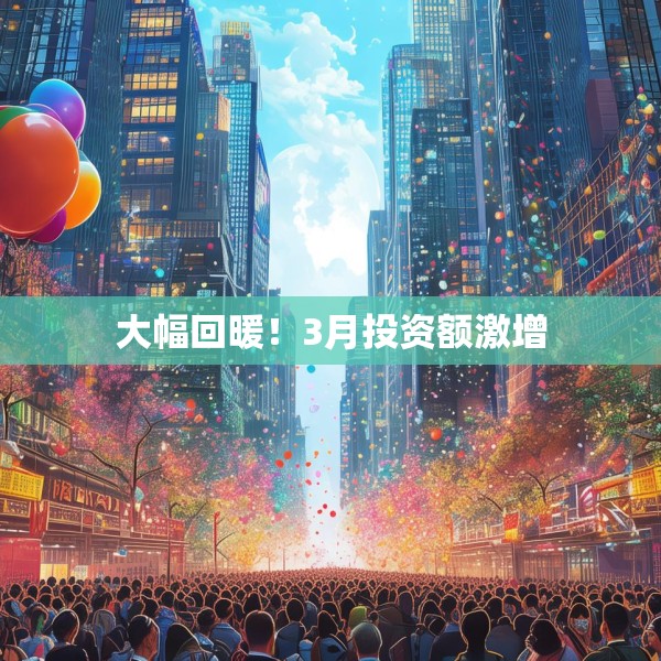 大幅回暖！3月投资额激增