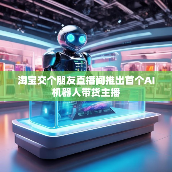 淘宝交个朋友直播间推出首个AI机器人带货主播