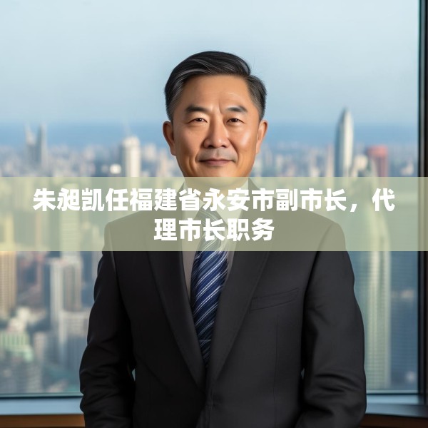 朱昶凯任福建省永安市副市长，代理市长职务