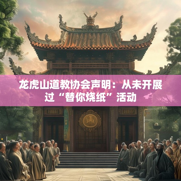 龙虎山道教协会声明：从未开展过“替你烧纸”活动