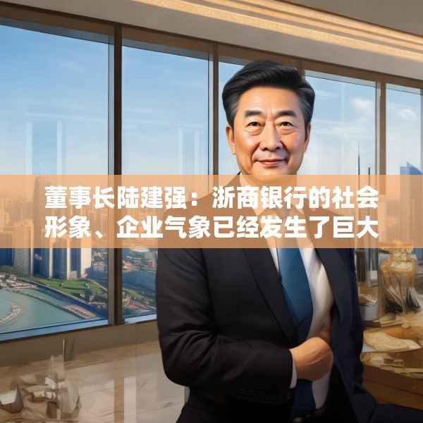 董事长陆建强：浙商银行的社会形象、企业气象已经发生了巨大的变化