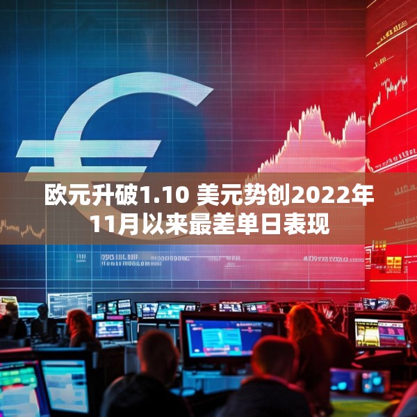 欧元升破1.10 美元势创2022年11月以来最差单日表现