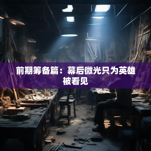 前期筹备篇：幕后微光只为英雄被看见