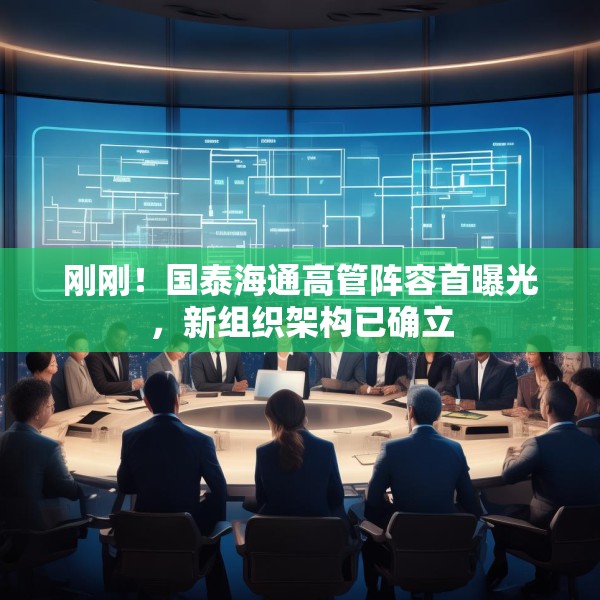 刚刚！国泰海通高管阵容首曝光，新组织架构已确立