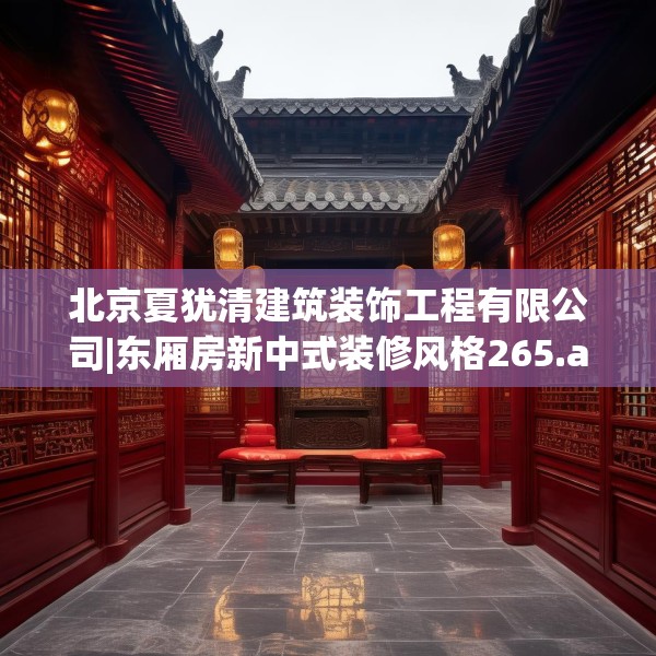 北京夏犹清建筑装饰工程有限公司|东厢房新中式装修风格265.a141b142c145fgy.152poiy