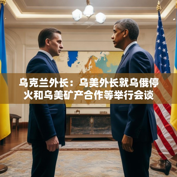 乌克兰外长：乌美外长就乌俄停火和乌美矿产合作等举行会谈