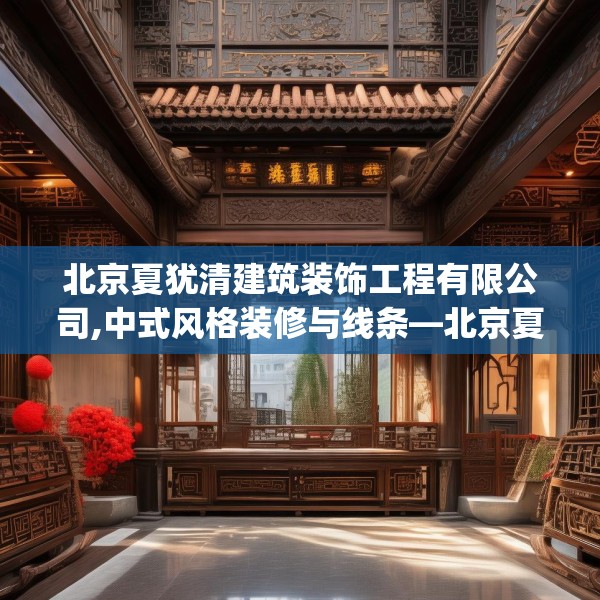 北京夏犹清建筑装饰工程有限公司,中式风格装修与线条—北京夏犹清建筑装饰工程有限公司618.a494b495c498fgy.505dsfds