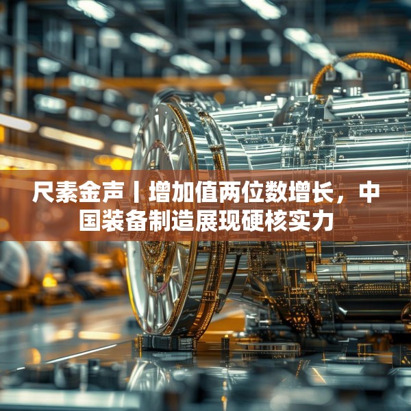 尺素金声丨增加值两位数增长，中国装备制造展现硬核实力