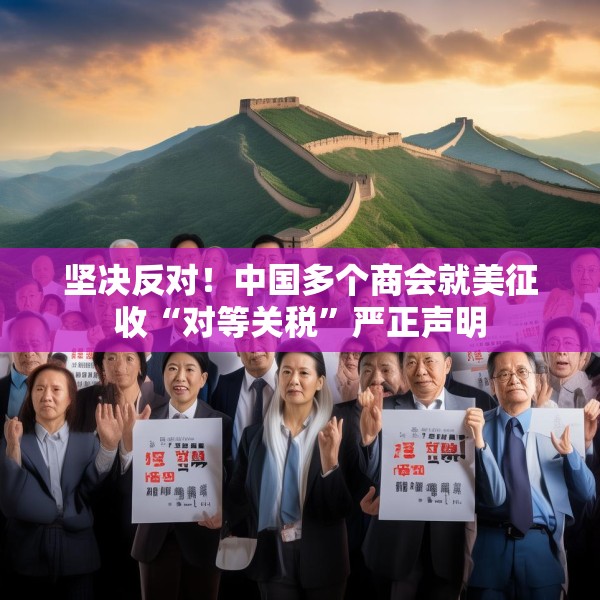 坚决反对！中国多个商会就美征收“对等关税”严正声明