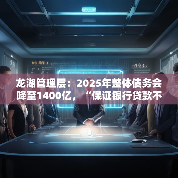 龙湖管理层：2025年整体债务会降至1400亿，“保证银行贷款不展期不逾期，公开市场不违约”